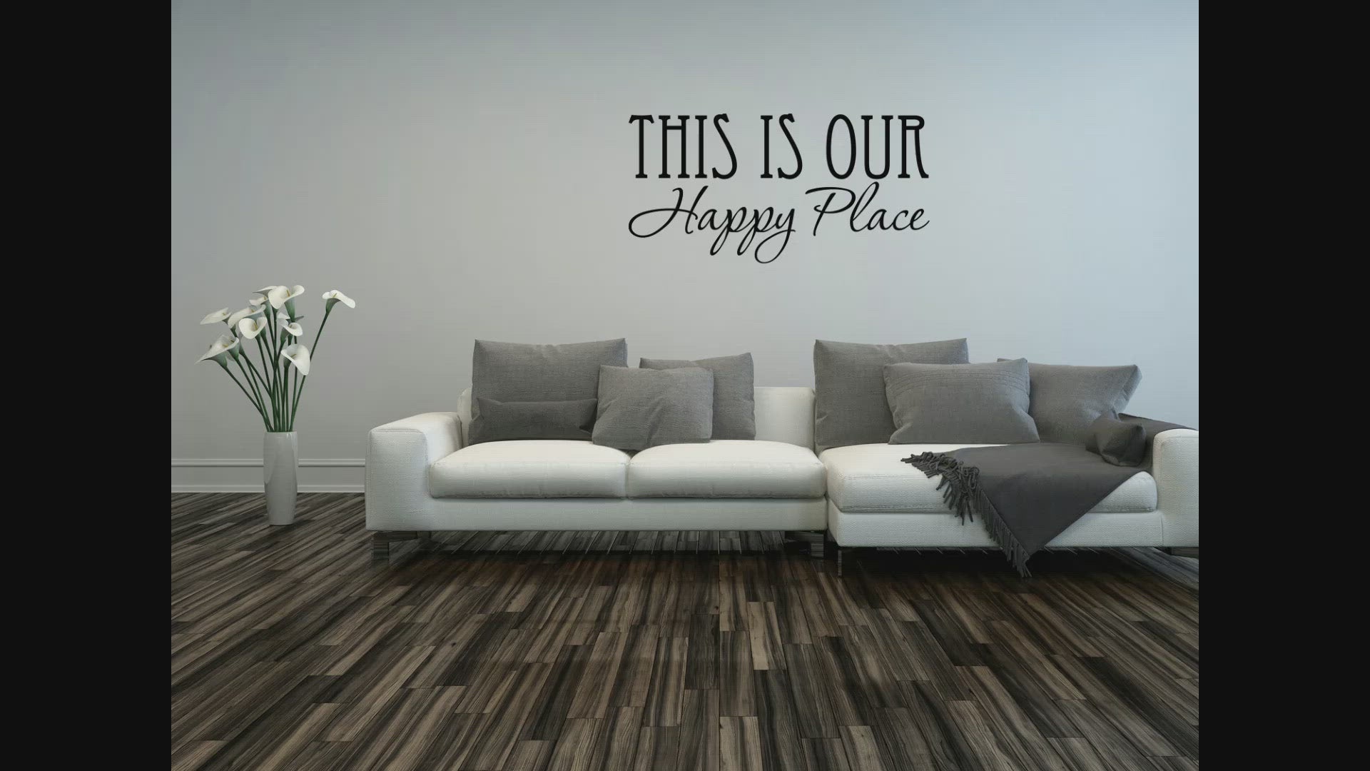 This Is Our Happy Place Vinyl Wall Decal