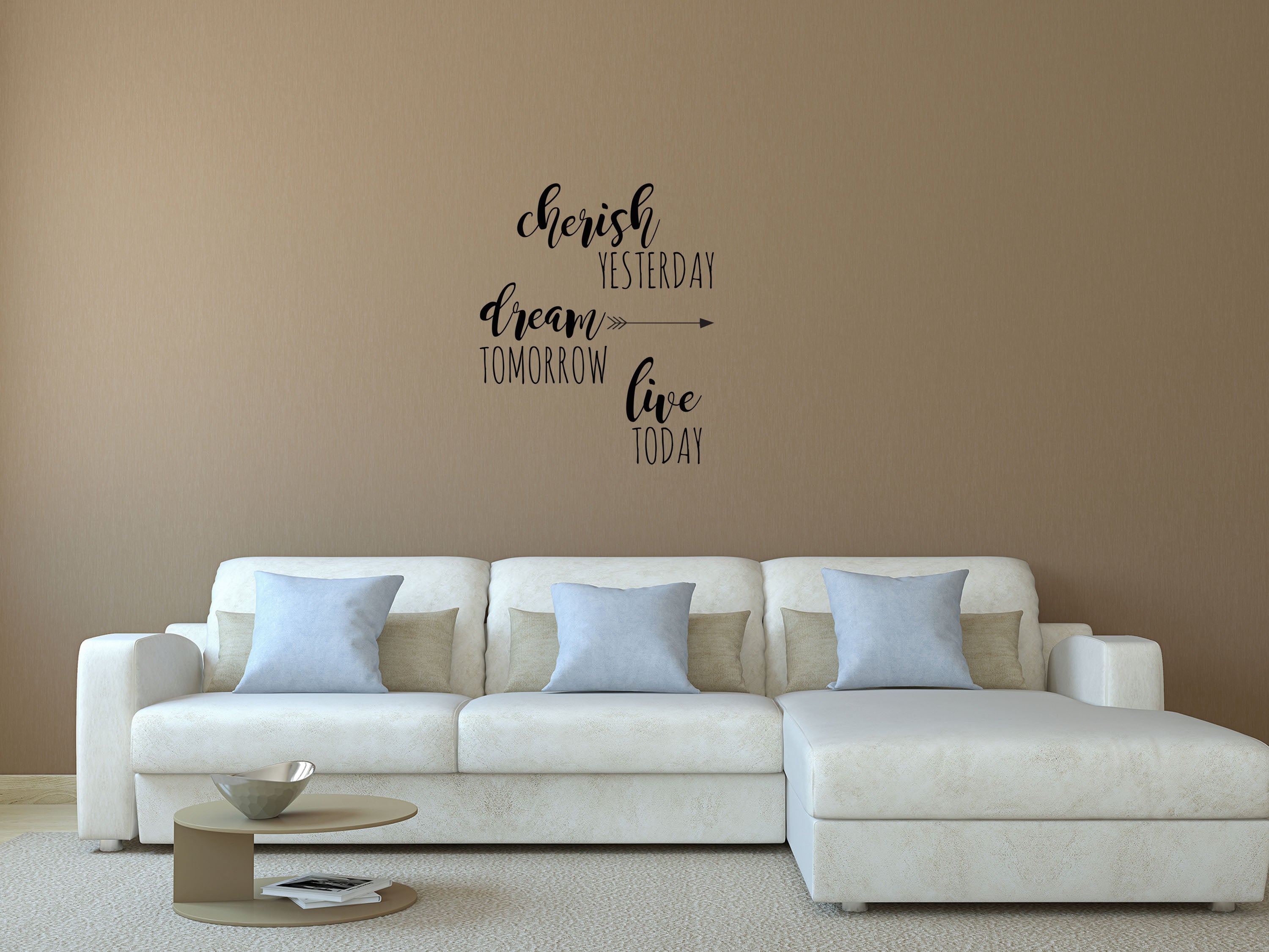 Cherish Dream Live Decal - Cherish Yesterday Decal - Dream Decal - Cherish Wall Sign - Cherish Yesterday Wall Art Vinyl Wall Decal Inspirational Wall Signs 