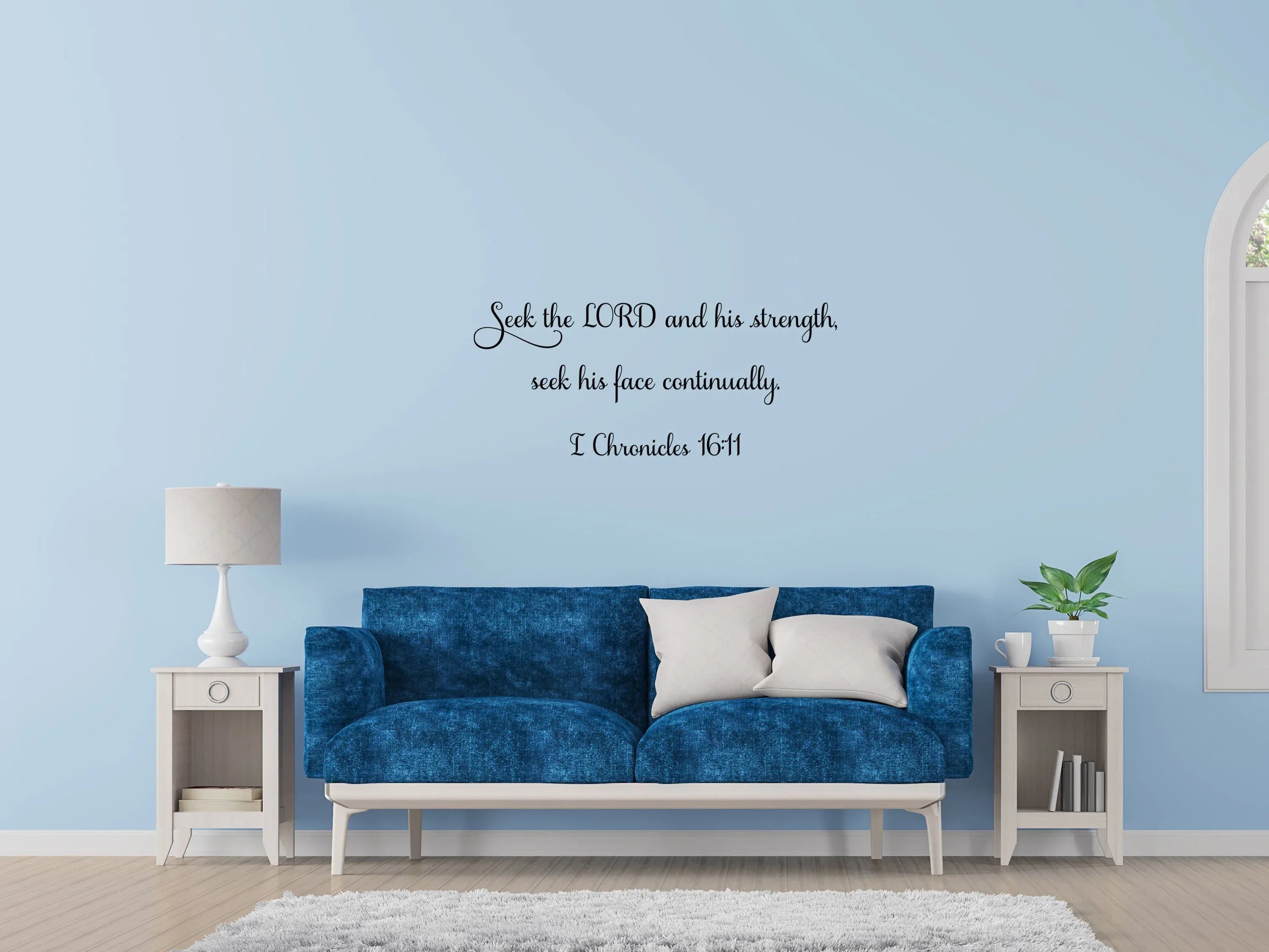 Seek The Lord Bible Scripture Wall Decal - Inspirational Wall Signs