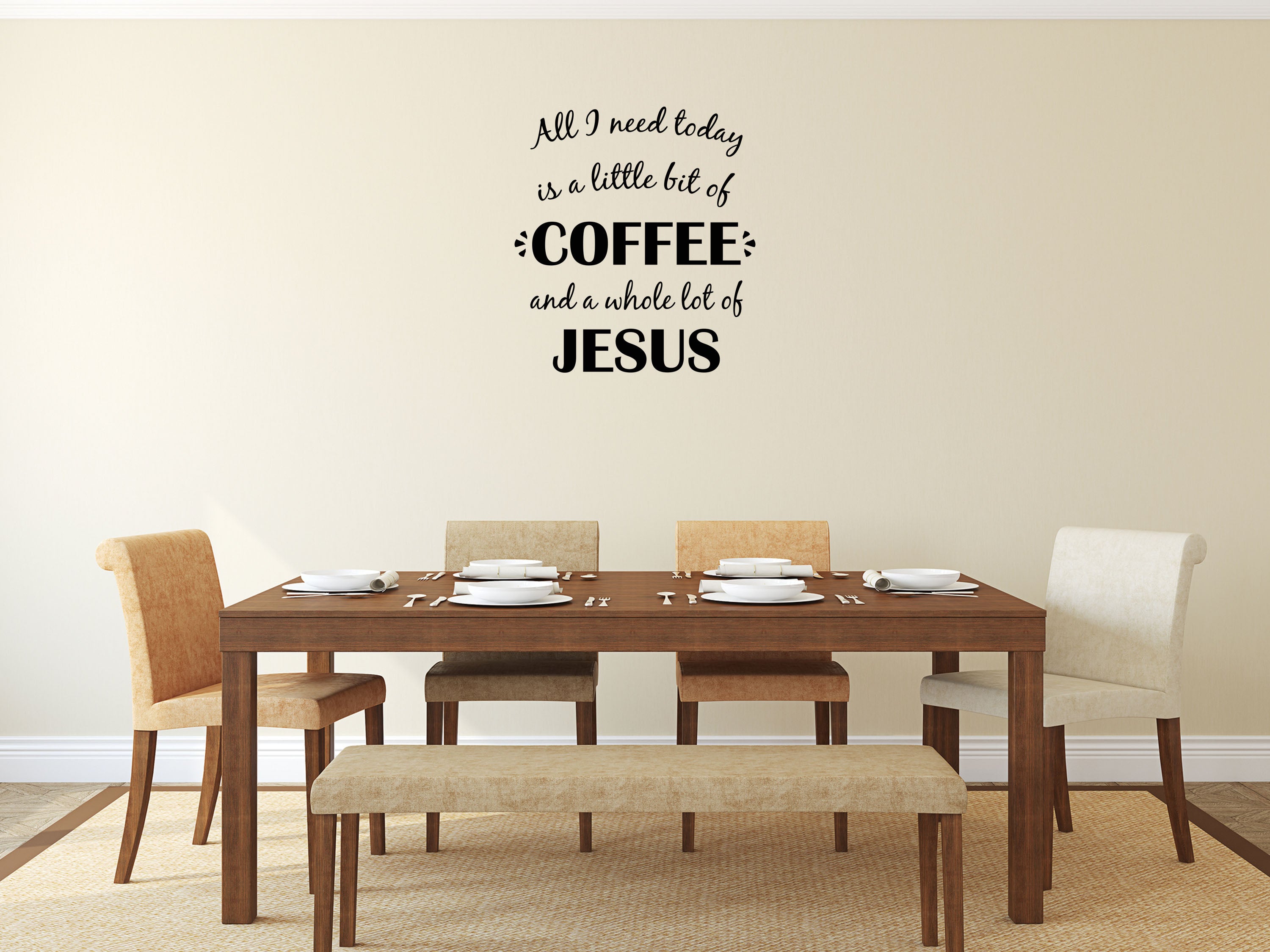 Coffee Wall Stickers - Inspirational Wall Decals Vinyl Wall Decal Done 