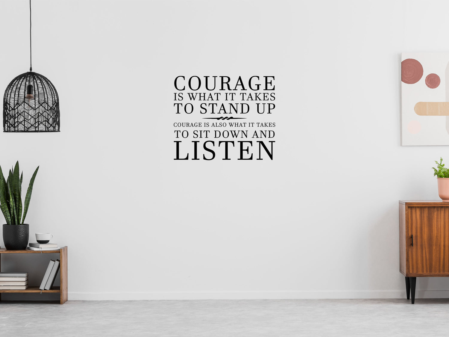 Courage Is What It Takes Vinyl Wall Decal Winston Churchill Wall Decal Handmade Vinyl Wall Art - Motivational Wall Decal Wall Quote Vinyl Wall Decal Inspirational Wall Signs 