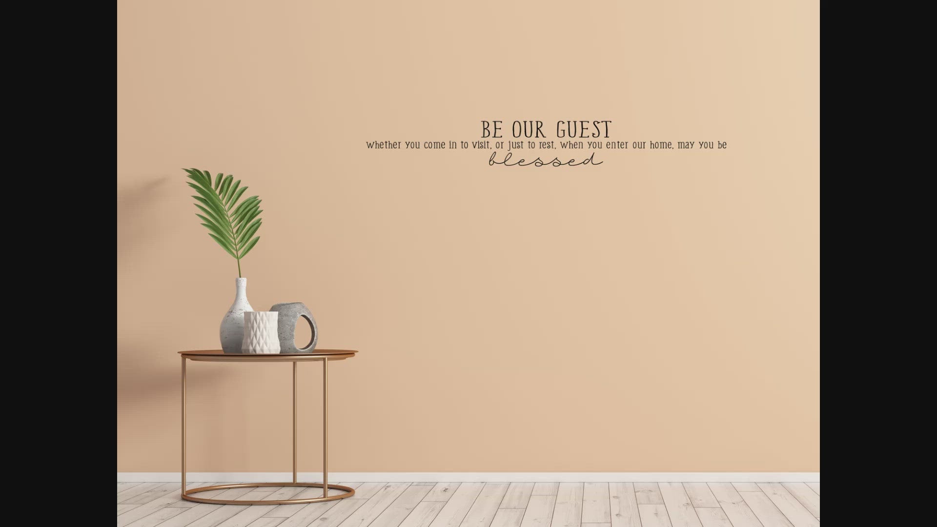 Be Our Guest Removable Wall Decal