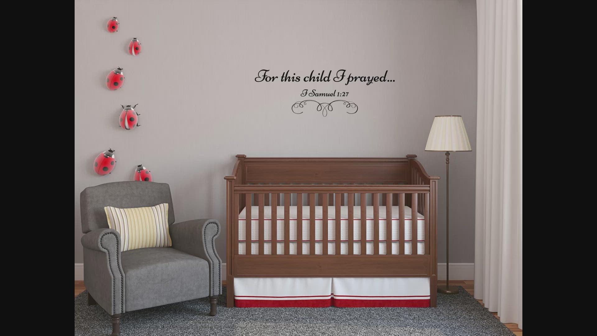For This Child I Prayed Wall Decal