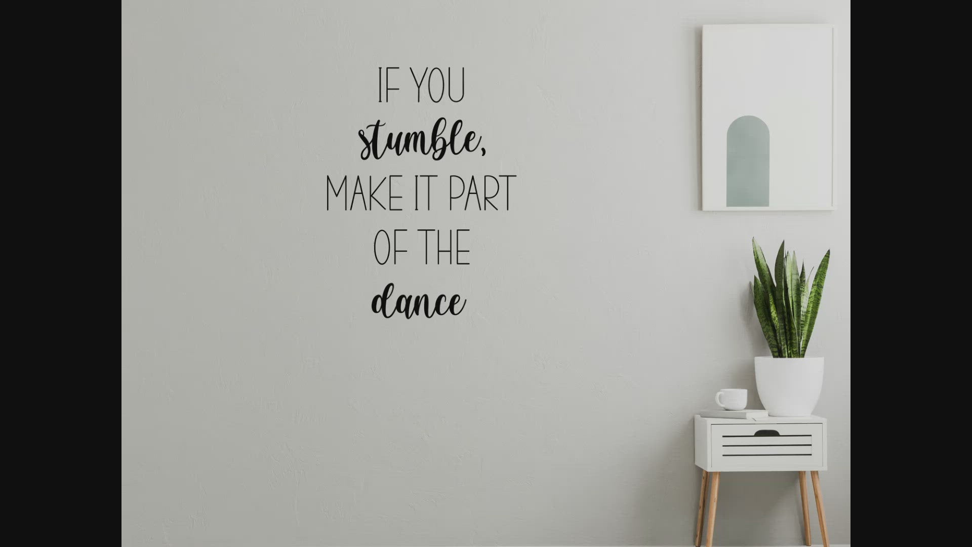 If You Stumble Decal Sticker