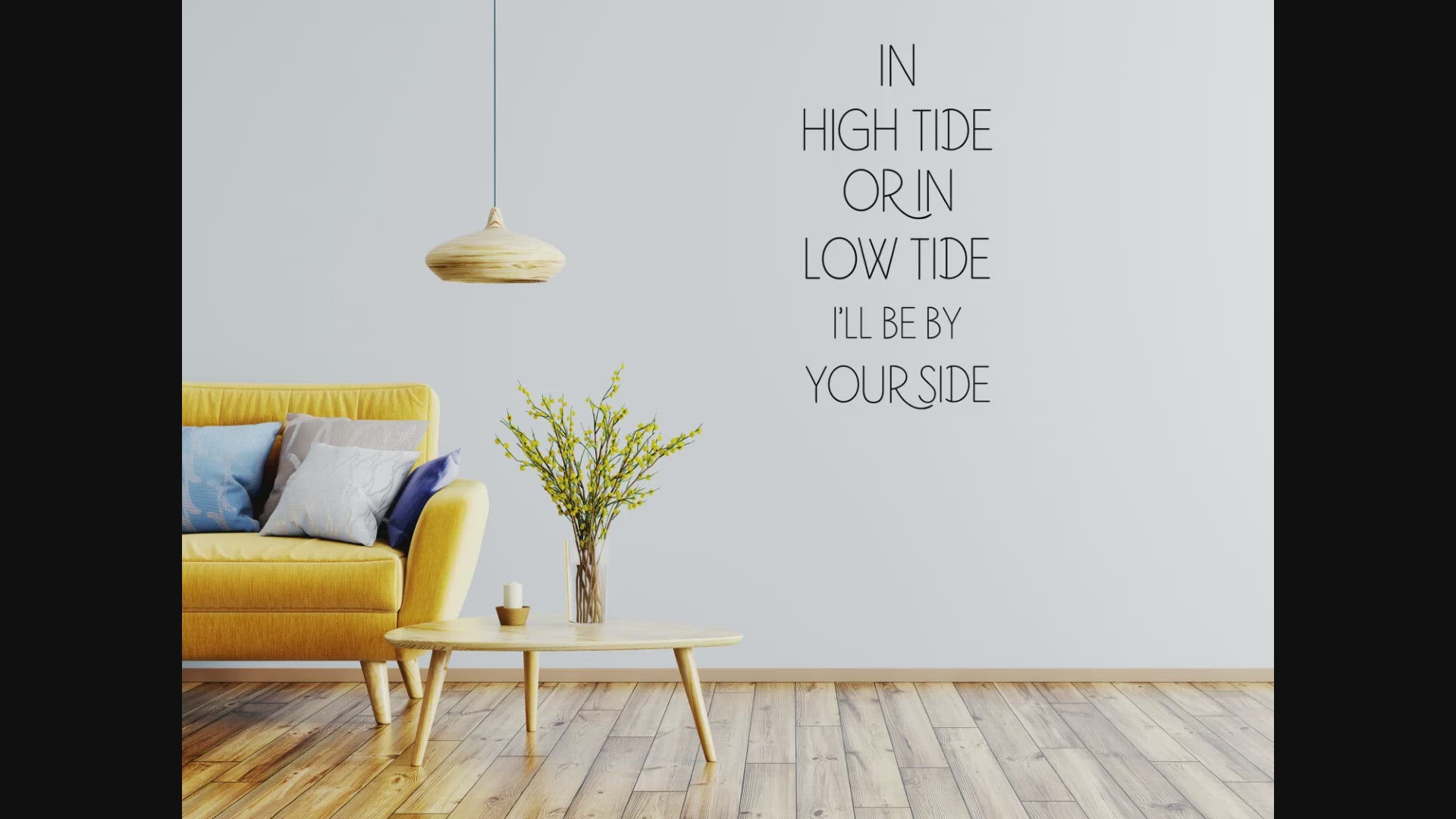 In High Tide or Low Tide Living Room Wall Decal