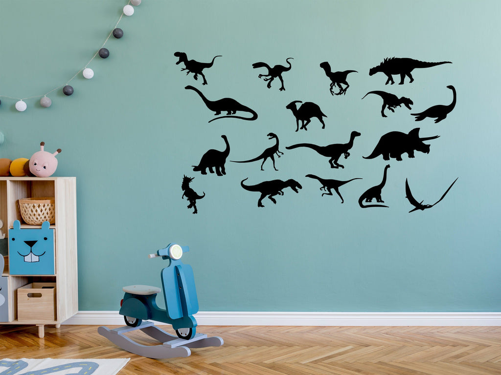Dinosaur Stickers Bedroom Decal - Boy's Room Decor - TRex Decals- Inspirational Wall Decals Vinyl Wall Decal Inspirational Wall Signs 