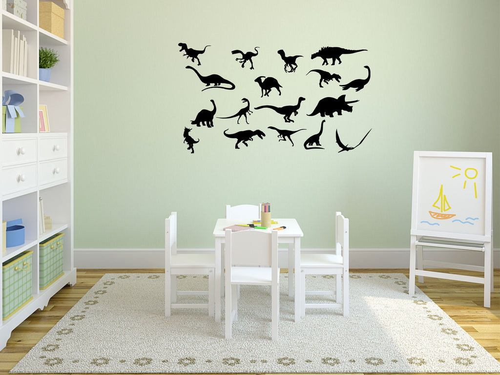 Dinosaur Stickers Bedroom Decal - Boy's Room Decor - TRex Decals- Inspirational Wall Decals Vinyl Wall Decal Inspirational Wall Signs 