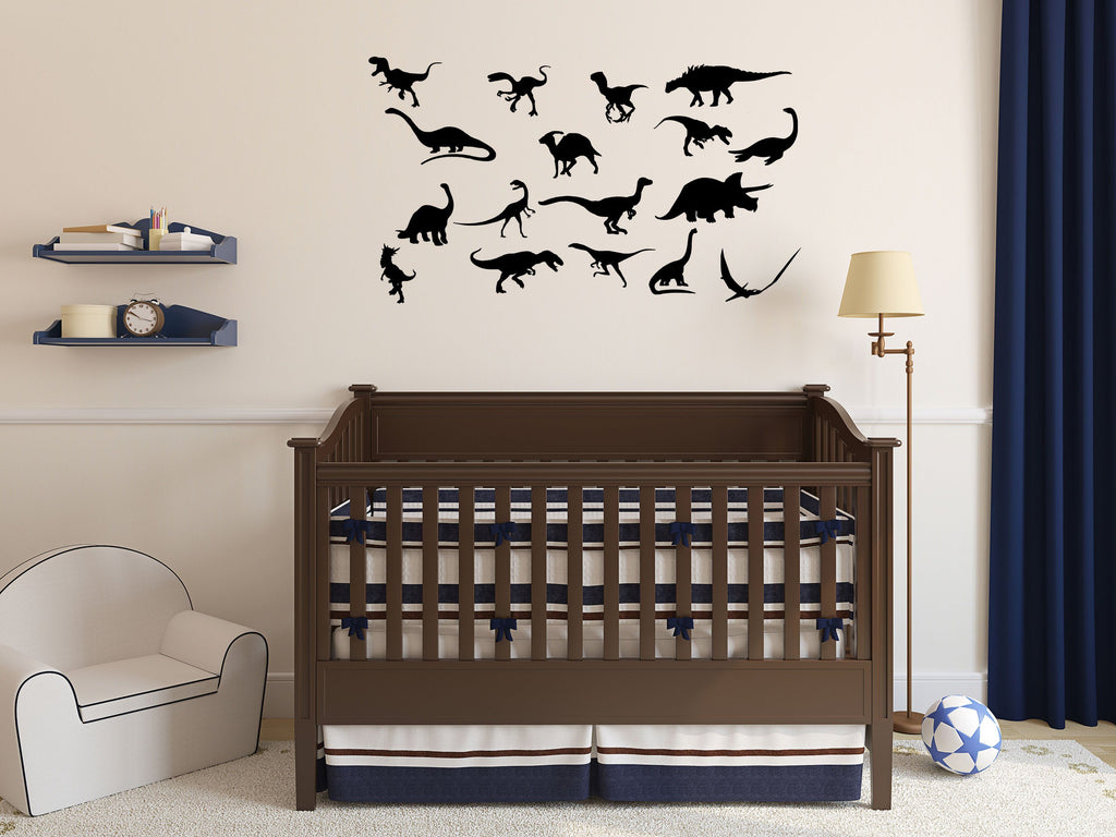 Dinosaur Stickers Bedroom Decal - Boy's Room Decor - TRex Decals- Inspirational Wall Decals Vinyl Wall Decal Inspirational Wall Signs 