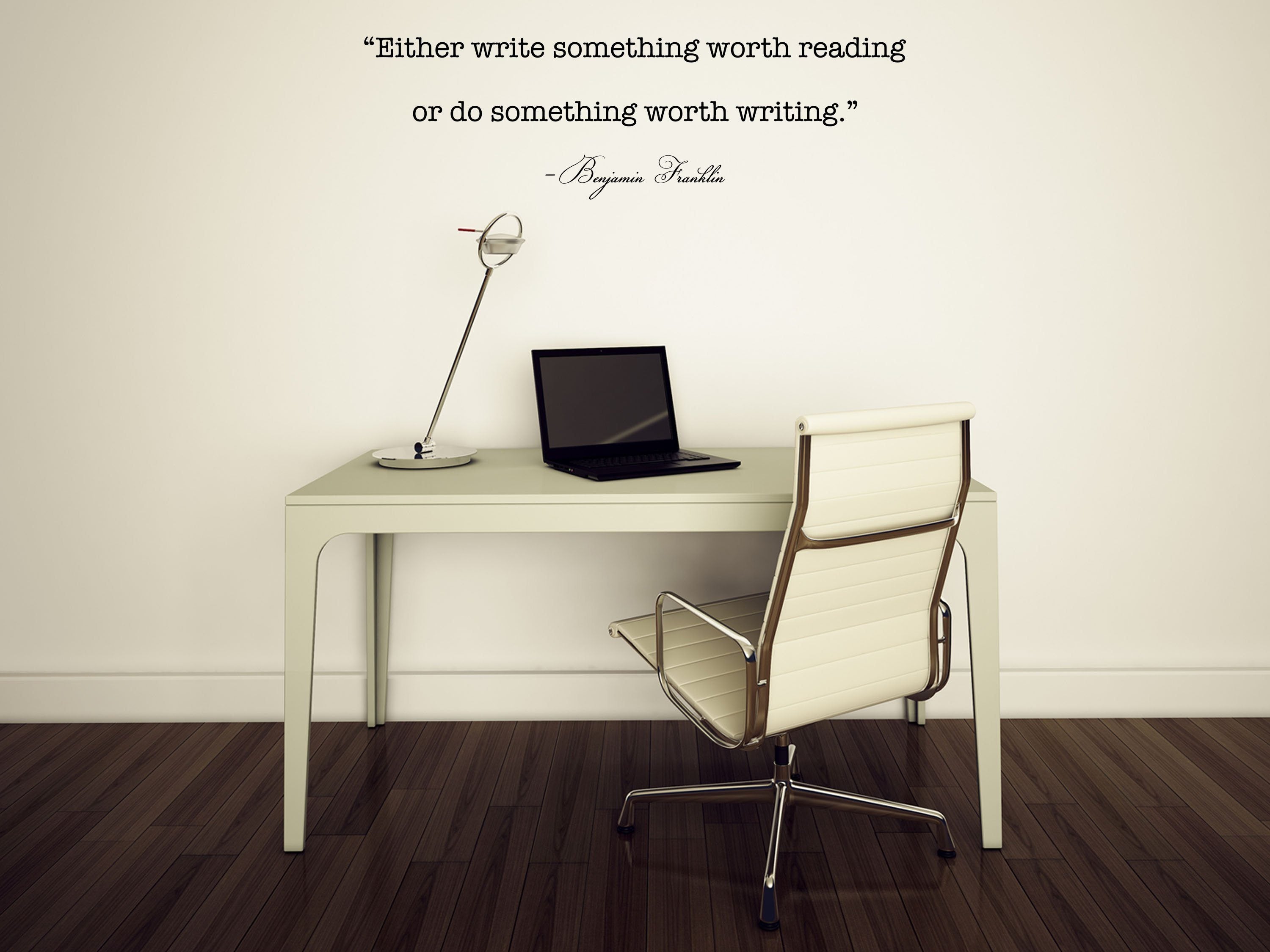 Either Write Something Worth Reading - Inspirational Wall Decals Vinyl Wall Decal Inspirational Wall Signs 