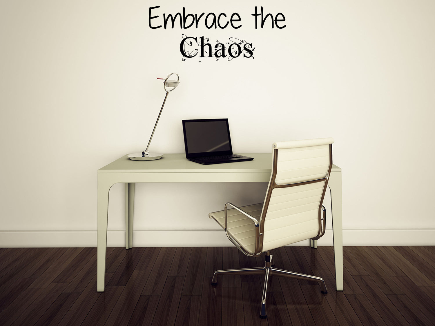 Embrace The Chaos - Inspirational Wall Decals Vinyl Wall Decal Inspirational Wall Signs 