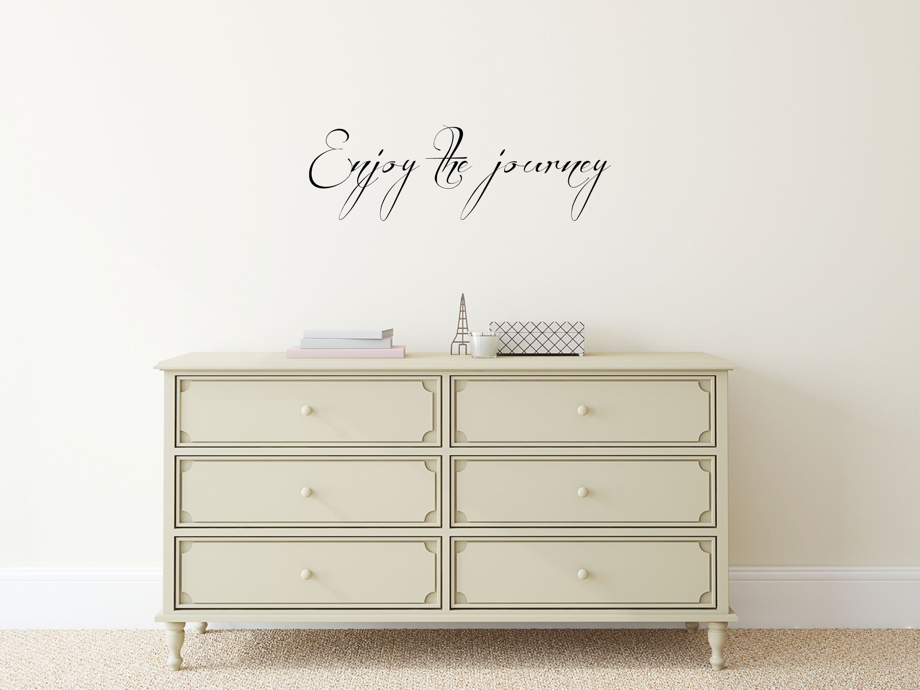 Enjoy The Journey - Inspirational Wall Decals Vinyl Wall Decal Inspirational Wall Signs 