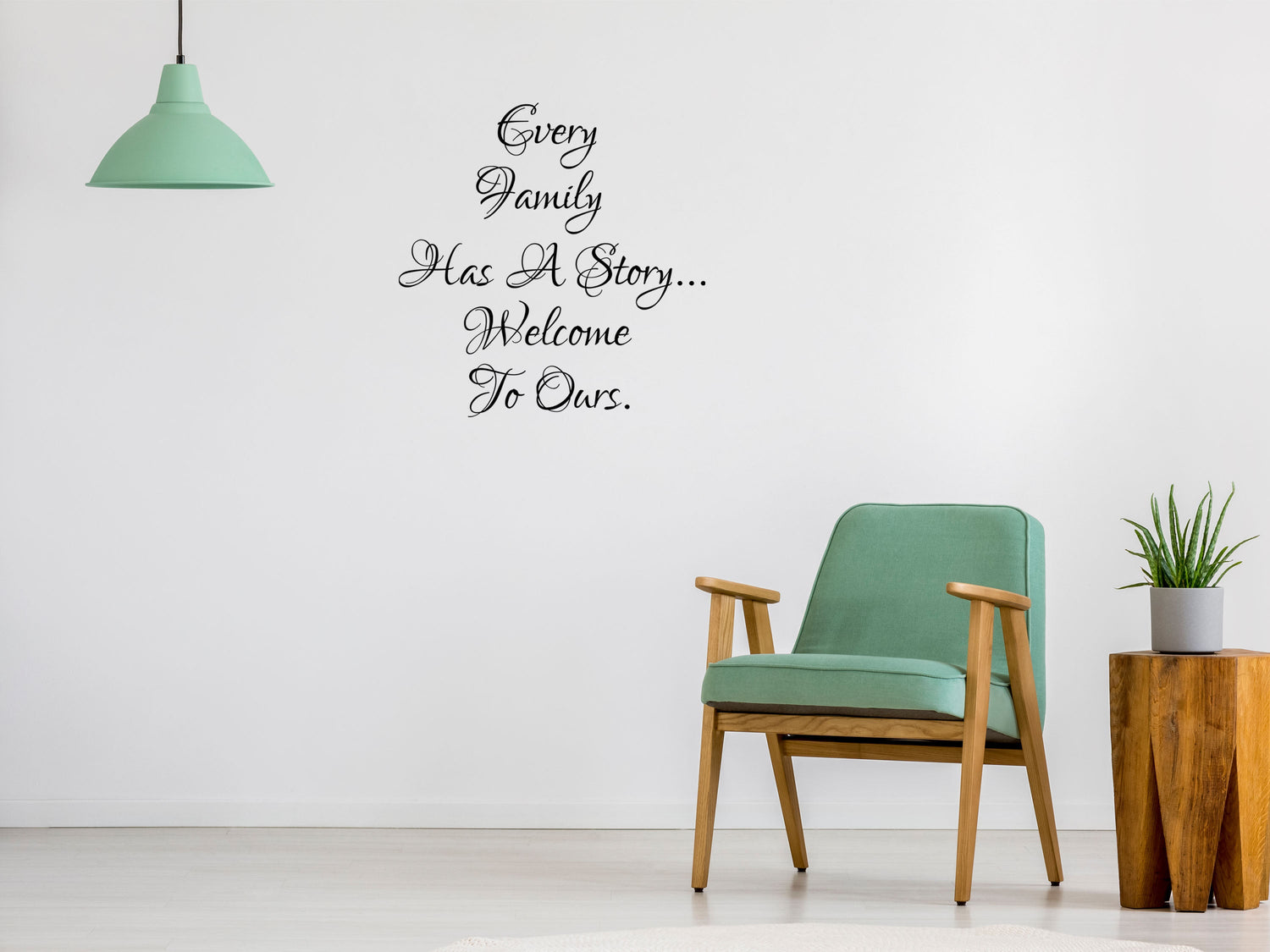 Every Family Has A Story Vinyl Wall Decal Inspirational Wall Signs 