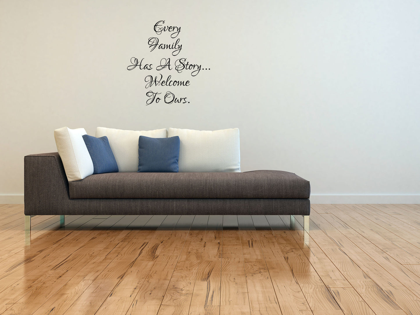 Every Family Has A Story Vinyl Wall Decal Inspirational Wall Signs 