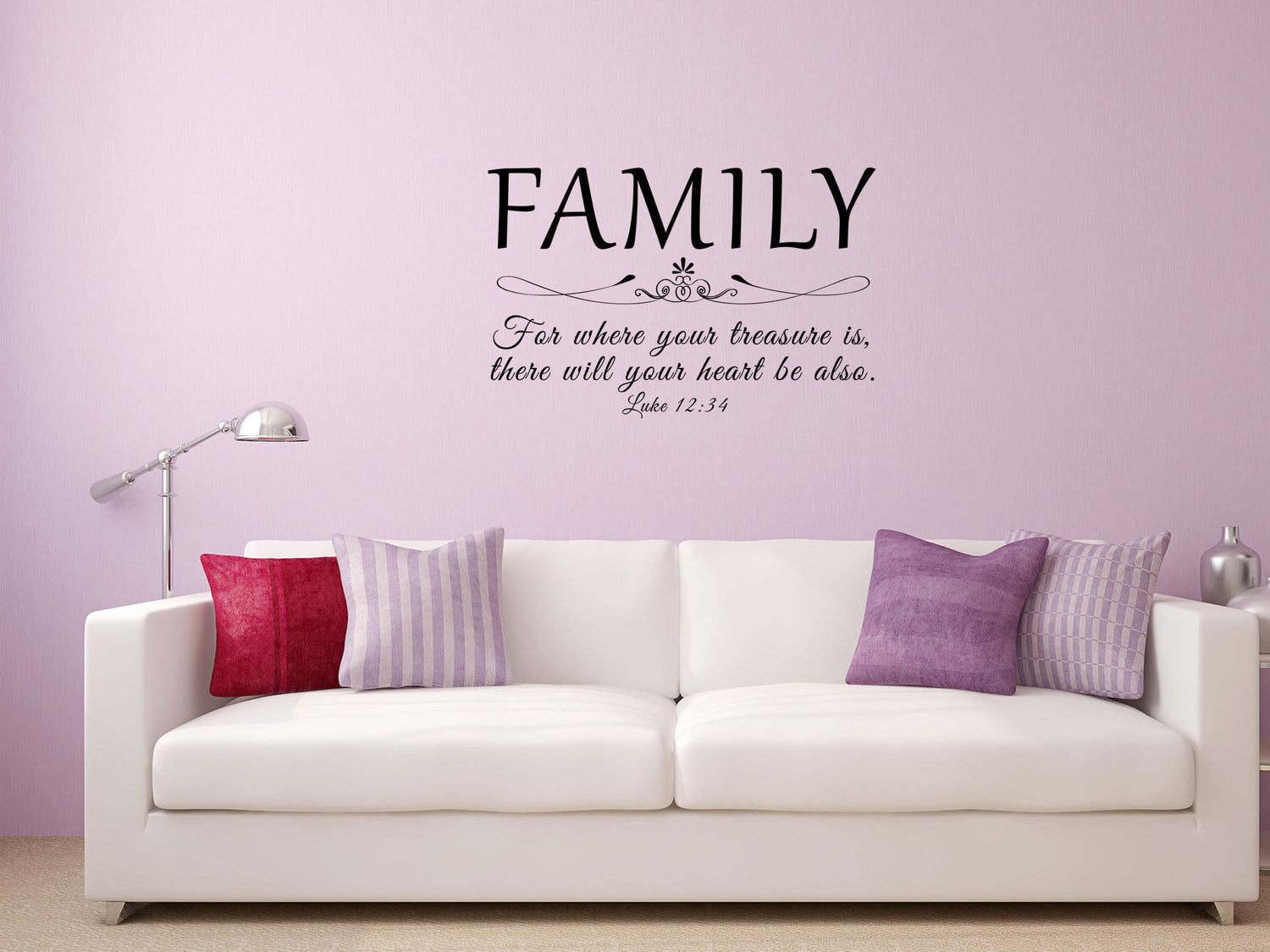Family - For Where Your Treasure Is - Inspirational Wall Signs