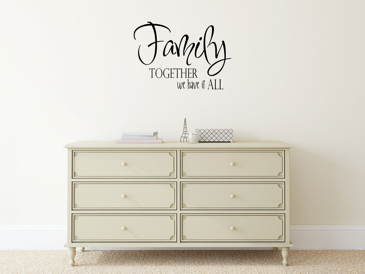 Family Together - Inspirational Wall Decals Vinyl Wall Decal Inspirational Wall Signs 