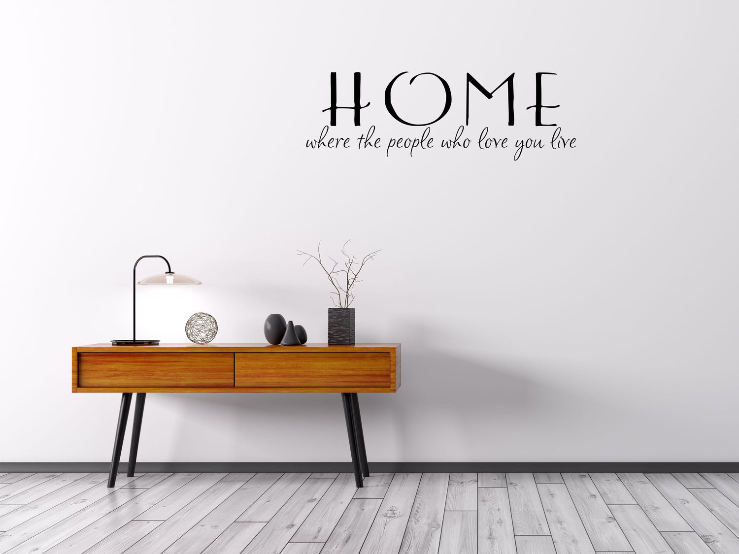 Family Wall Vinyl Lettering - Home Where The People Who Love You Live - Home Vinyl Wall Quotes - Wall Art Decals - Living Room Quote Vinyl Wall Decal Done 