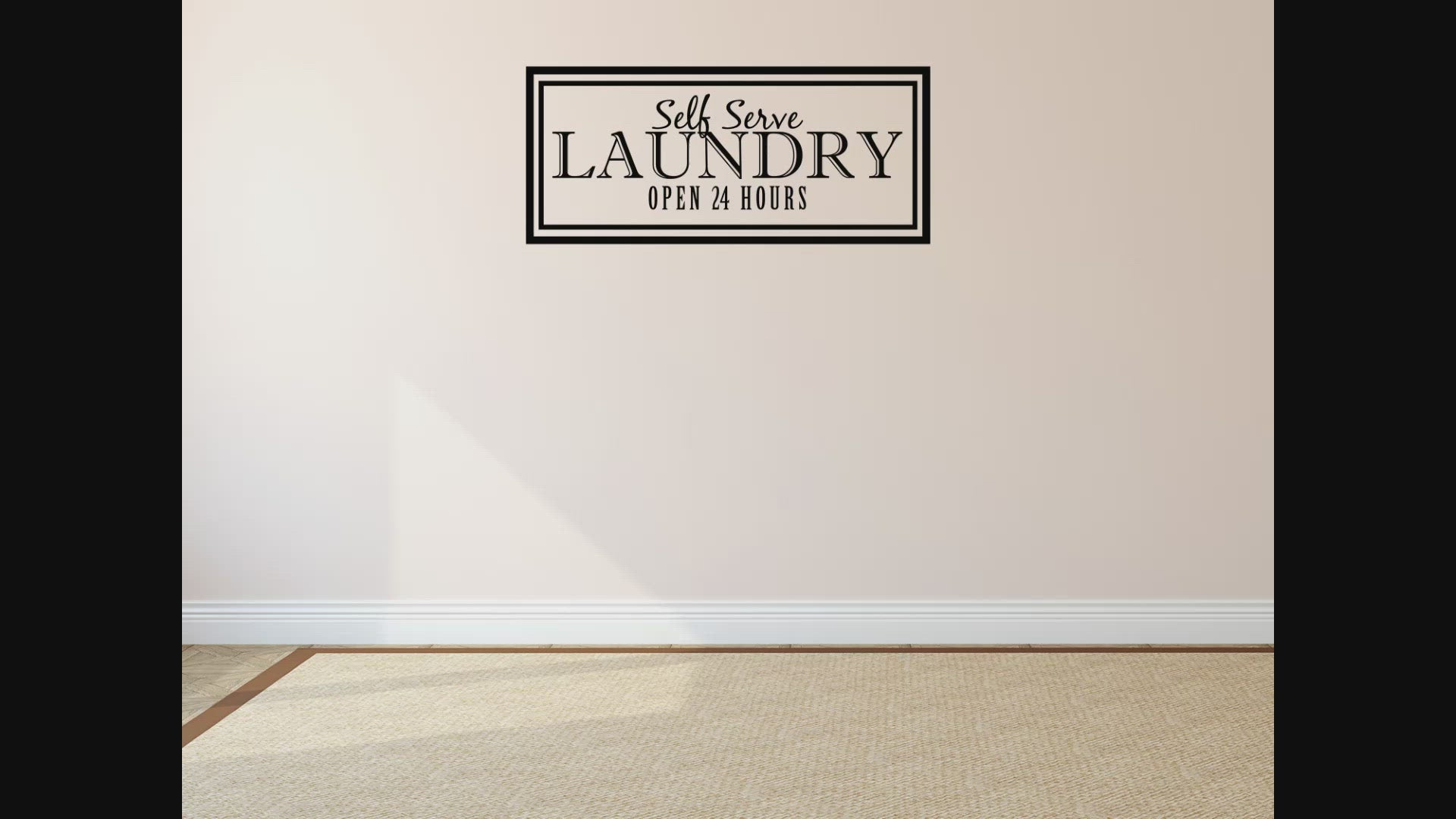 Laundry Decal Sign - Laundry Wall Sticker - Laundry Room Décor - Laundry Wall Art Décor
