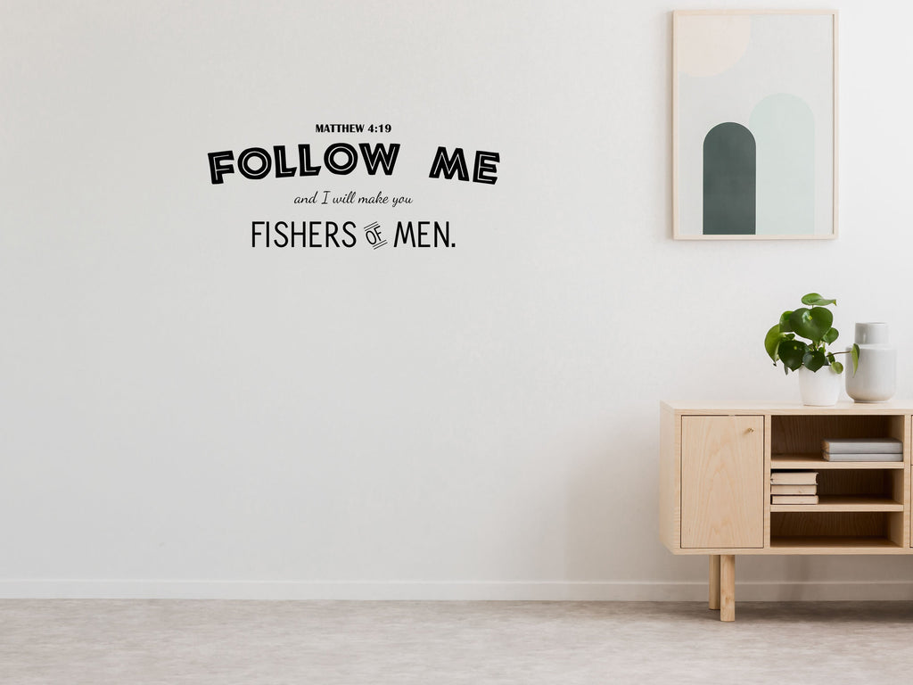Fishers Of Men - Inspirational Wall Decals Vinyl Wall Decal Inspirational Wall Signs 
