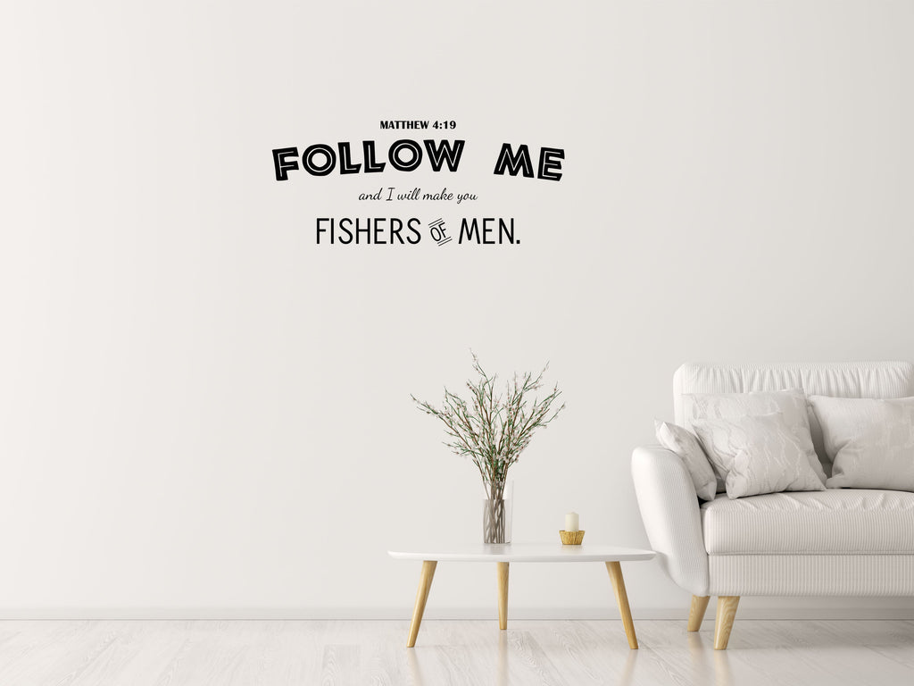 Fishers Of Men - Inspirational Wall Decals Vinyl Wall Decal Inspirational Wall Signs 