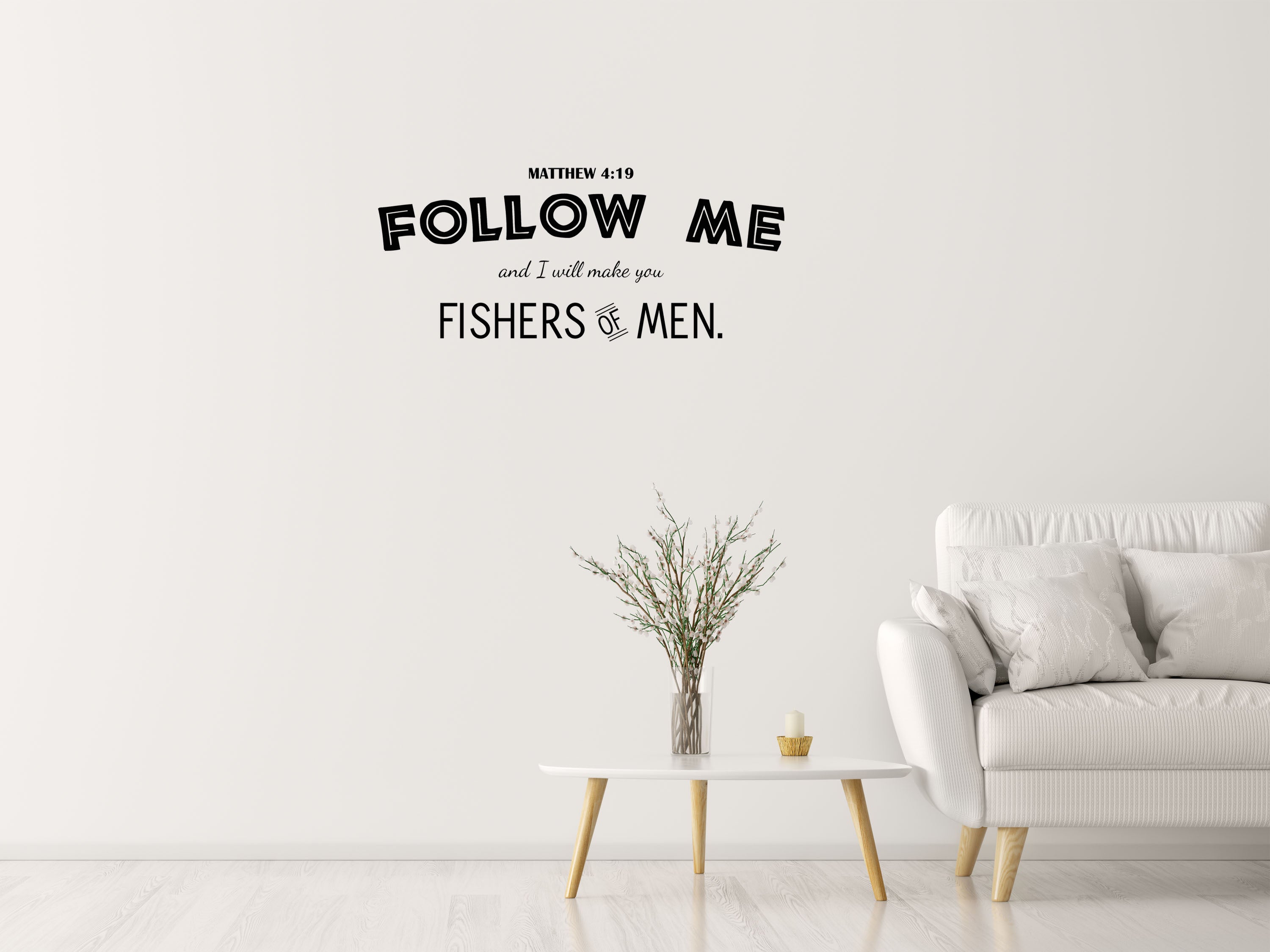 Fishers Of Men - Inspirational Wall Decals Vinyl Wall Decal Inspirational Wall Signs 