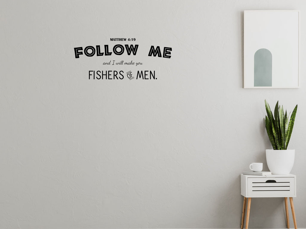Fishers Of Men - Inspirational Wall Decals Vinyl Wall Decal Inspirational Wall Signs 