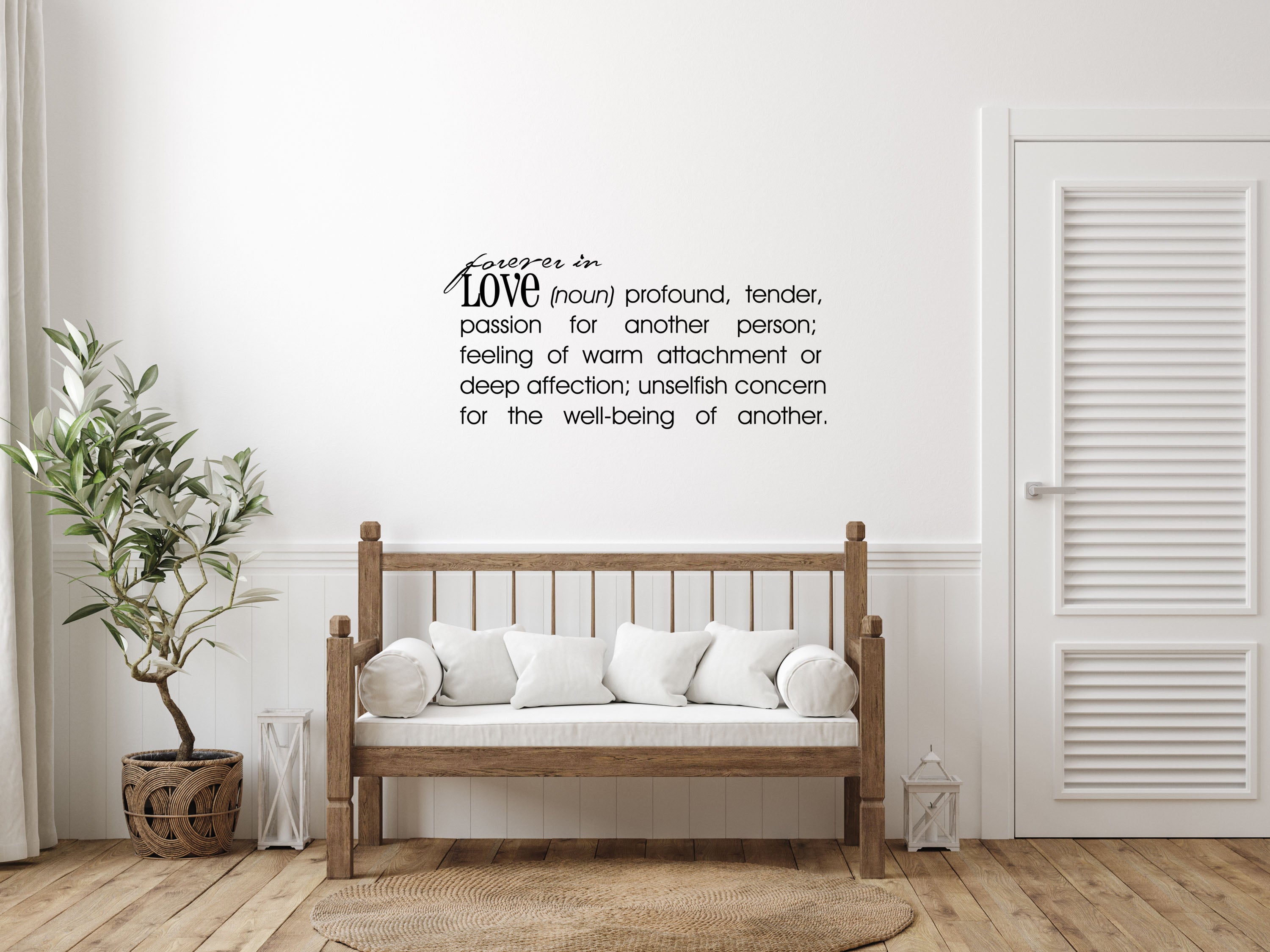 Forever In Love - Inspirational Wall Decals Vinyl Wall Decal Inspirational Wall Signs 