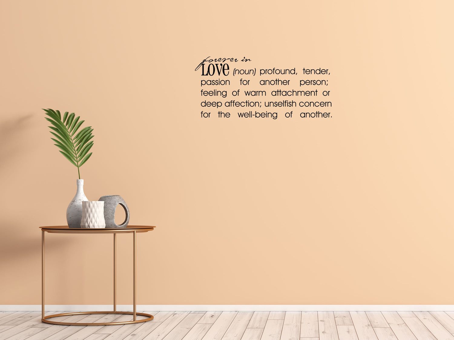 Forever In Love - Inspirational Wall Decals Vinyl Wall Decal Inspirational Wall Signs 