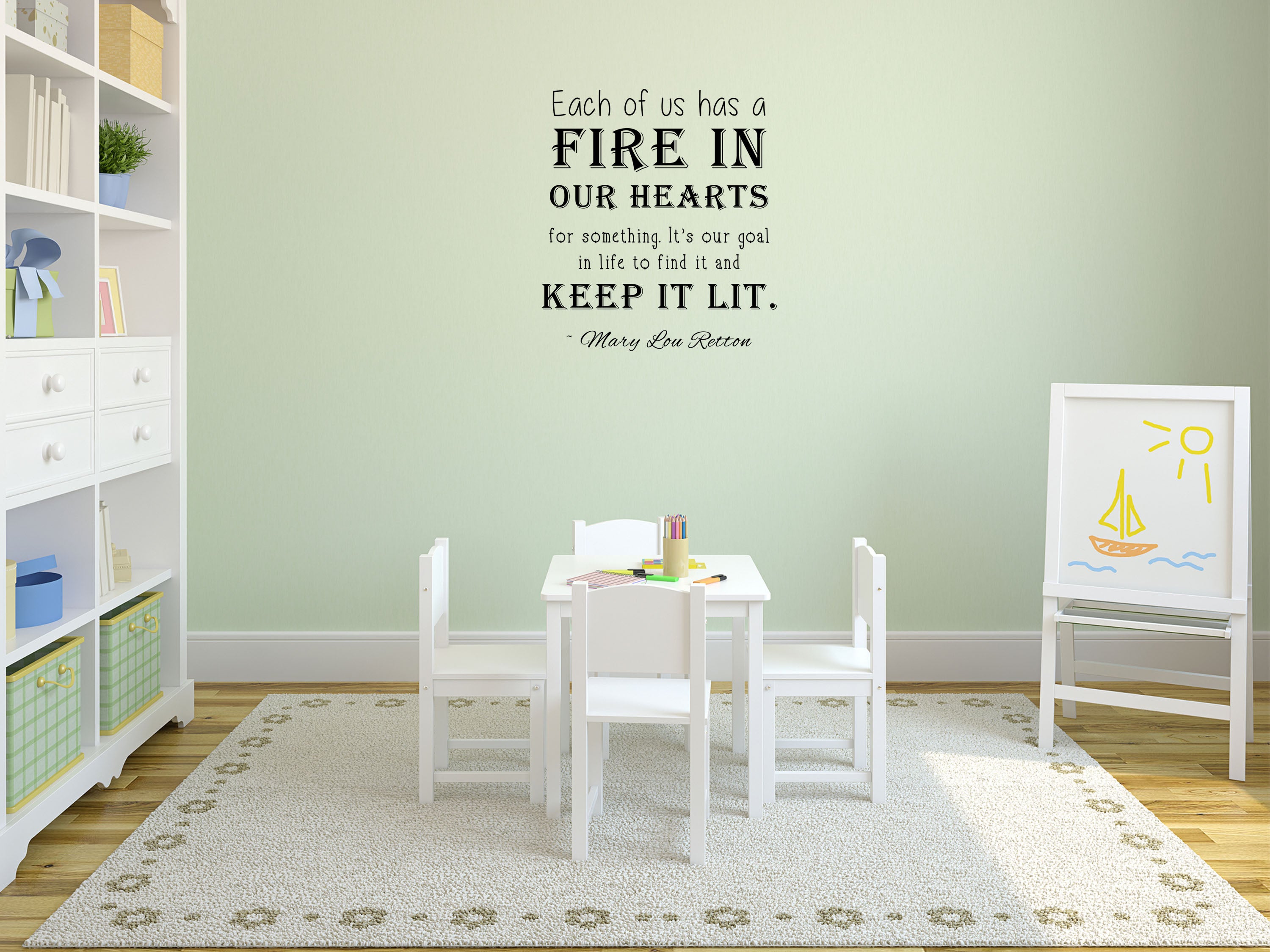 Gymnastics Vinyl Wall Sticker Quote Vinyl Wall Decal Inspirational Wall Signs 