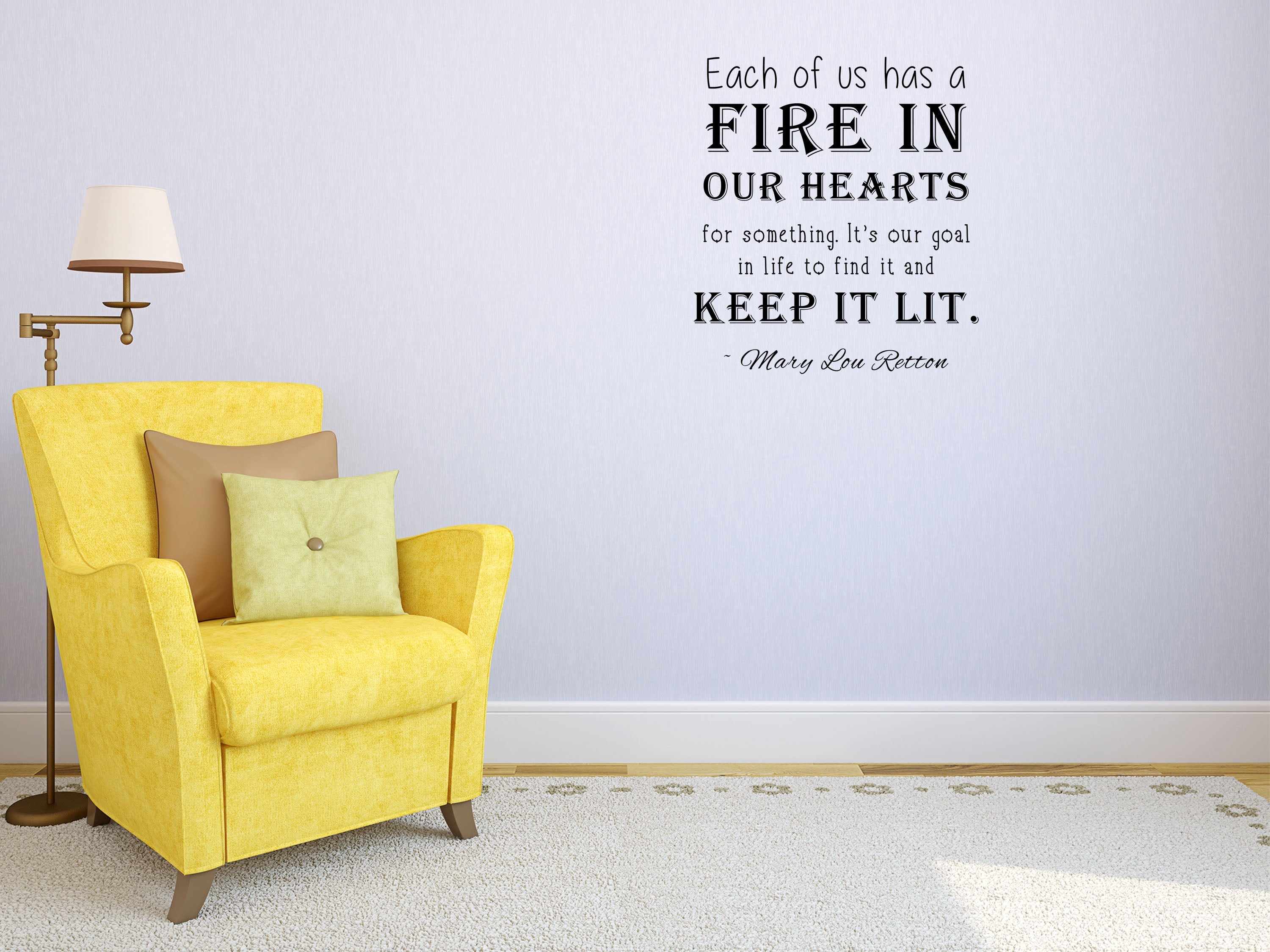 Gymnastics Vinyl Wall Sticker Quote Vinyl Wall Decal Inspirational Wall Signs 