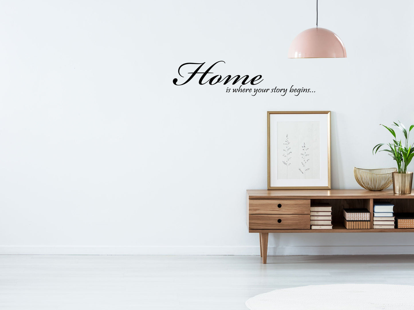 Home Is Where Your Story Begins - Story Begins Vinyl Decal - Home Wall Decal - Cute Home Decor Vinyl Wall Decal Done 