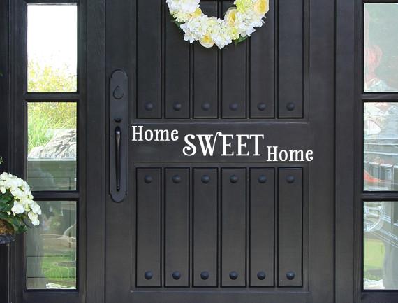 Home Sweet Home - Inspirational Wall Decals Inspirational Wall Signs 