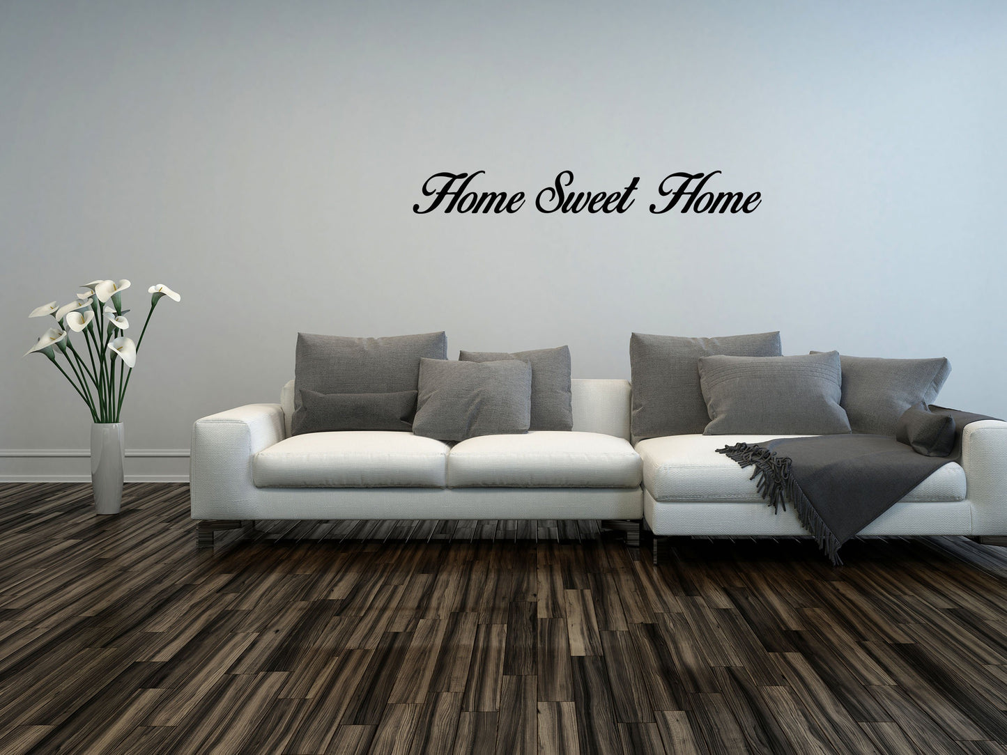 Home Sweet Home - Larger Size Vinyl Wall Decal Inspirational Wall Signs 