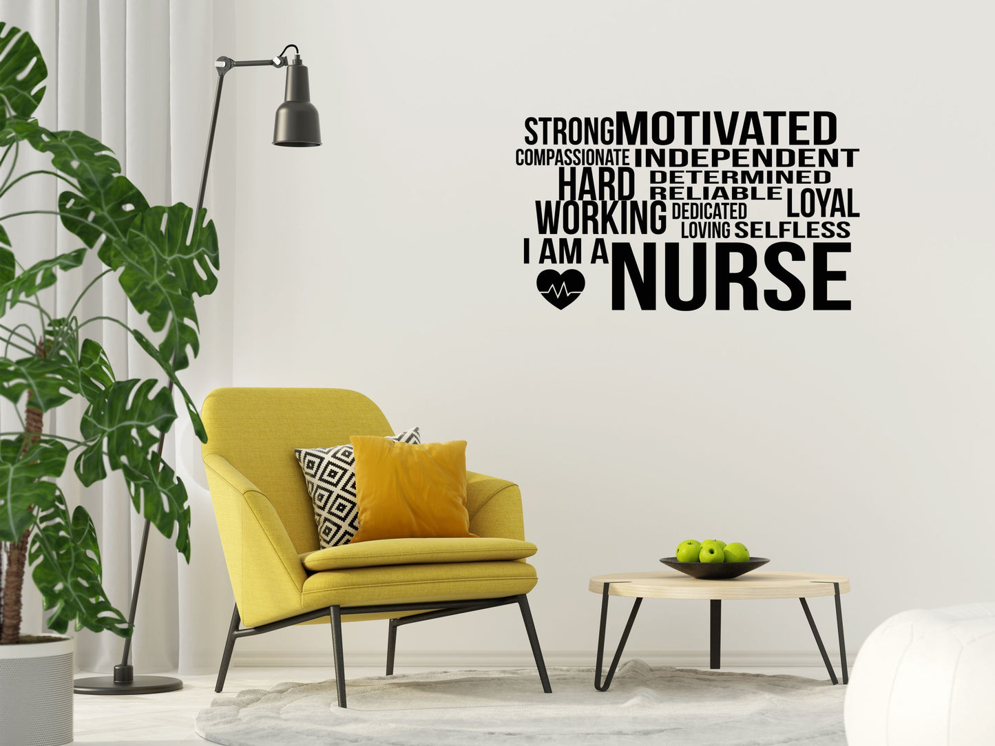 I Am A Nurse - Inspirational Wall Decals Vinyl Wall Decal Inspirational Wall Signs 