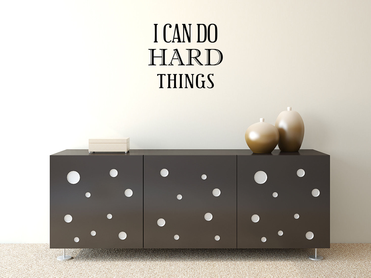 I Can Do Hard Things Vinyl Wall Decal - Motivational Decal I Can Do Hard Things Sign - Inspirational Quote Decal Vinyl Wall Decal Inspirational Wall Signs 