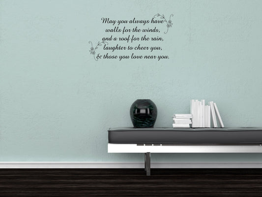 Irish Blessing Wall Word Inspirational Wall Decals Vinyl Wall Decal Done 