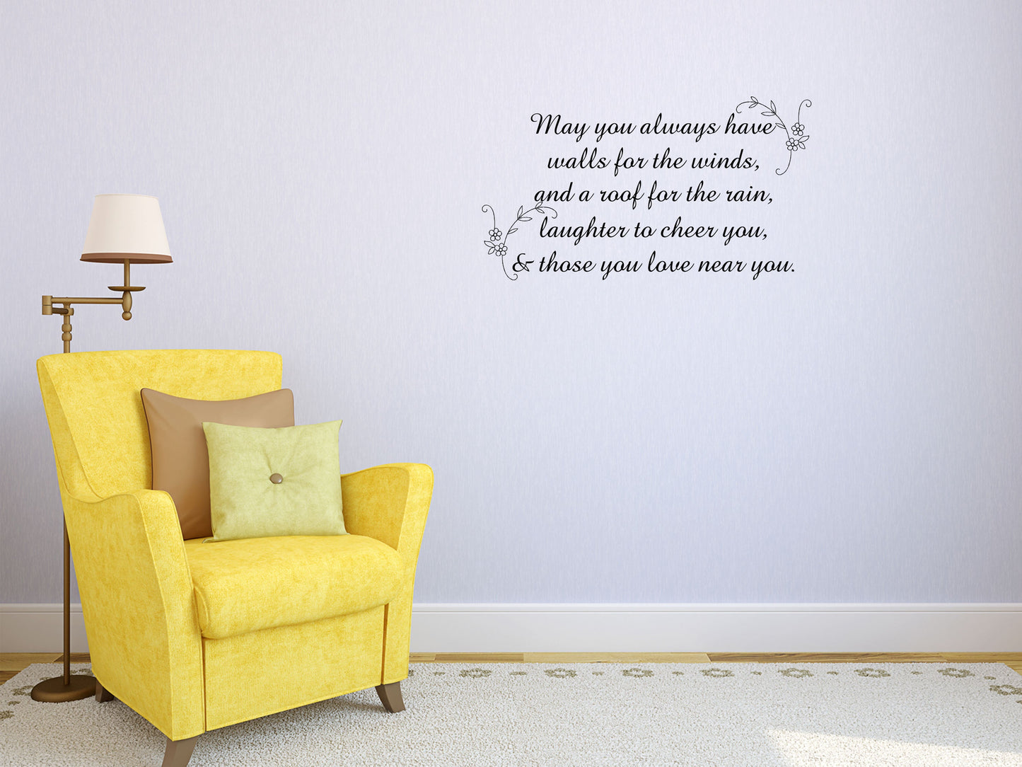 Irish Blessing Wall Word Inspirational Wall Decals Vinyl Wall Decal Done 