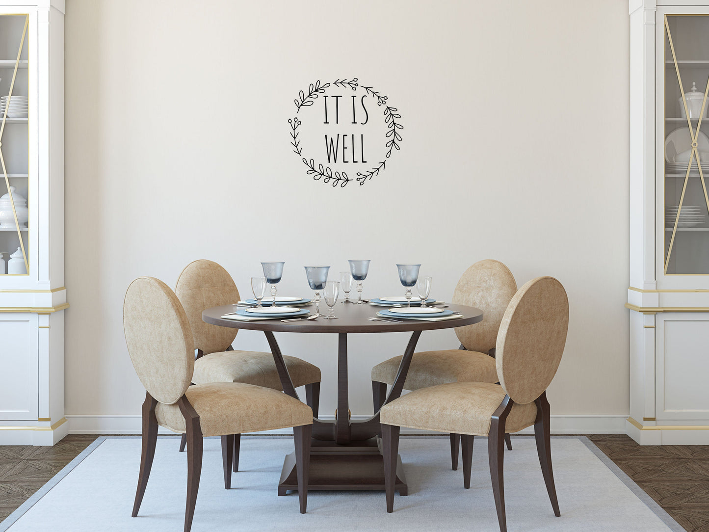 It Is Well Decal - It Is Well Wall Sign - It Is Well Wall Decal - Inspirational Sign - Removable Wall Decal - It Is Well Wall Quote Vinyl Wall Decal Inspirational Wall Signs 