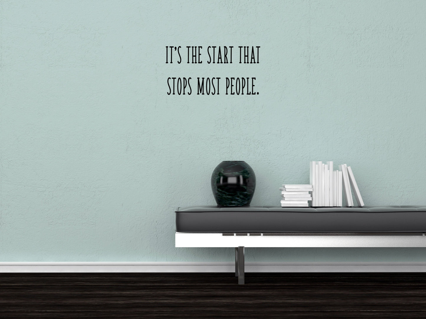 It's The Start That Stops Most People Encouraging Wall Sticker Vinyl Wall Decal Inspirational Wall Signs 