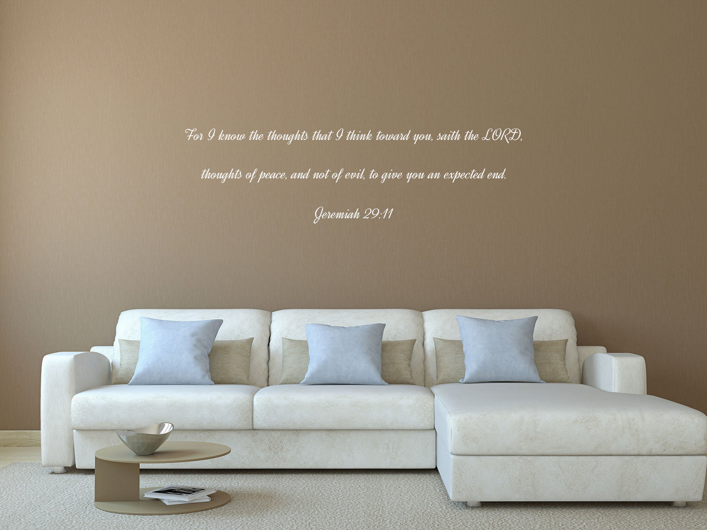 Jeremiah 29:11 Wall Inspirational Decal Quote Vinyl Wall Decal Inspirational Wall Signs 