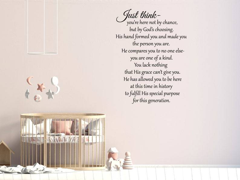 Just Think Vinyl Wall Decal Done 