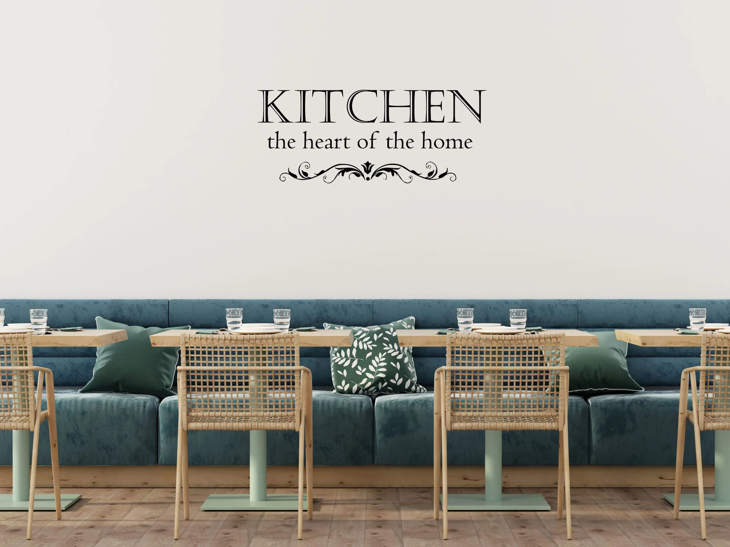 Kitchen The Heart Of The Home Vinyl Wall Decal – Inspirational Wall Signs