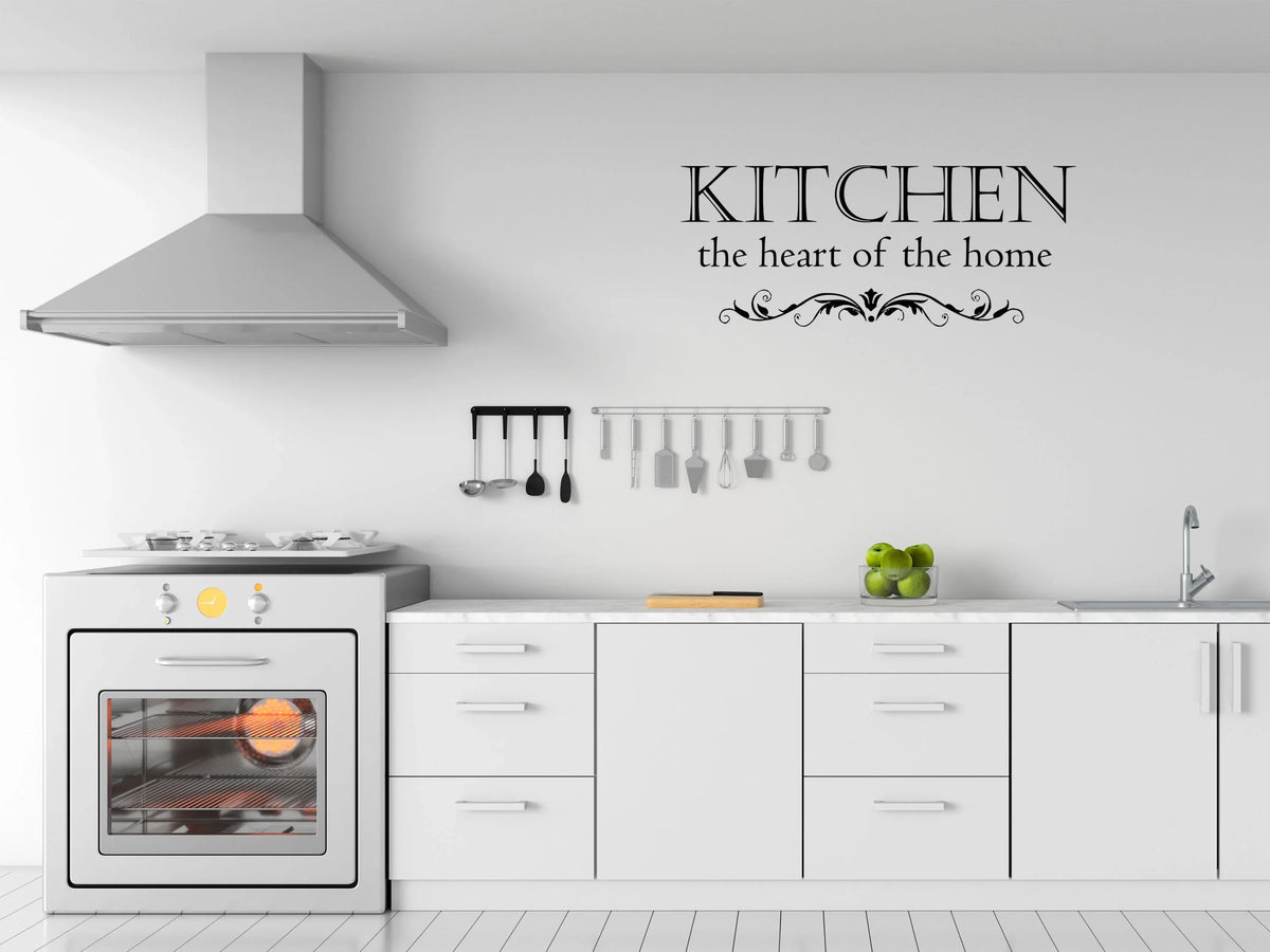 Kitchen The Heart Of The Home Vinyl Wall Decal – Inspirational Wall Signs