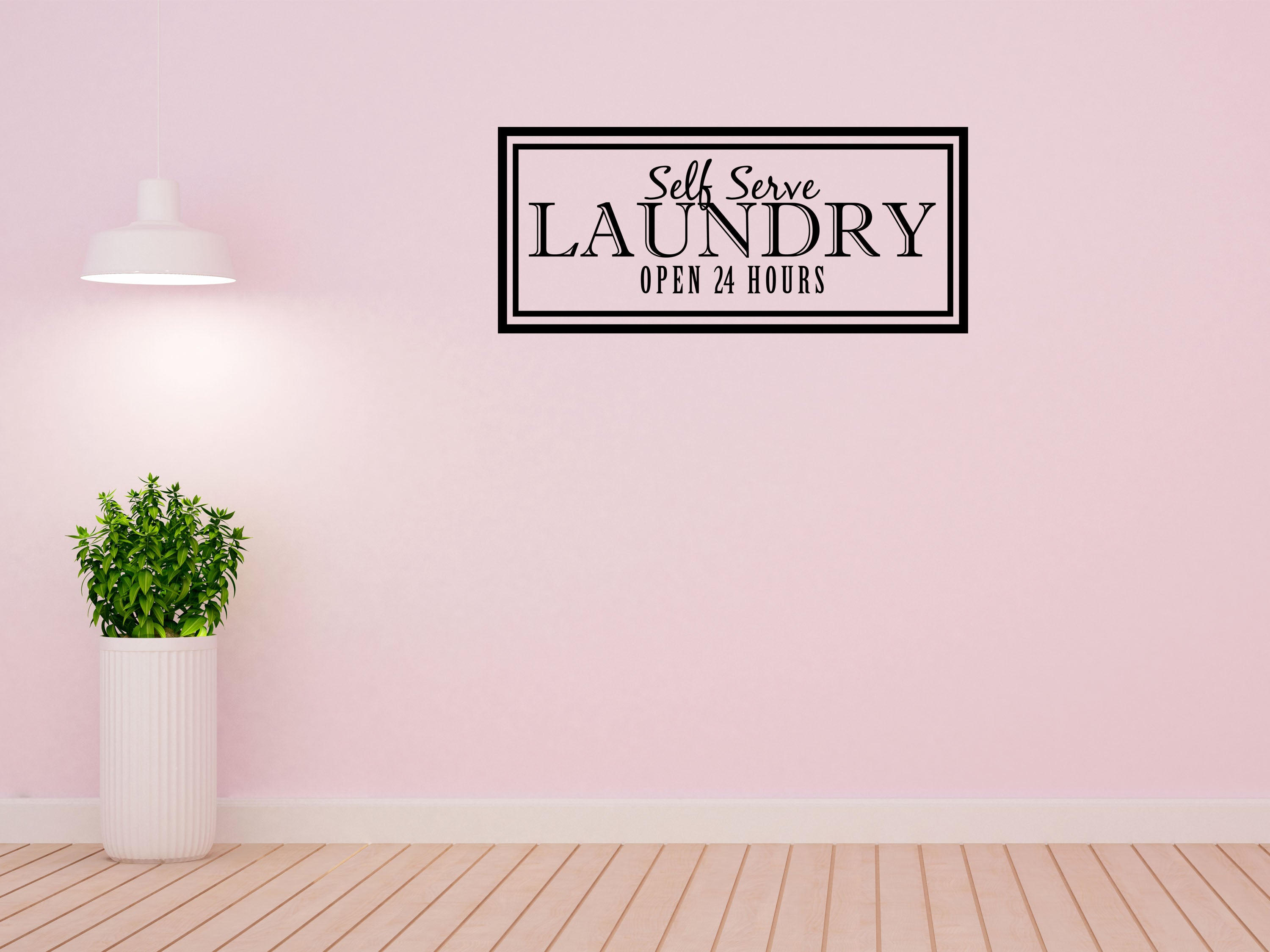 Laundry Decal Sign - Laundry Wall Sticker - Laundry Room Décor - Laundry Wall Art Décor Vinyl Wall Decal Inspirational Wall Signs 