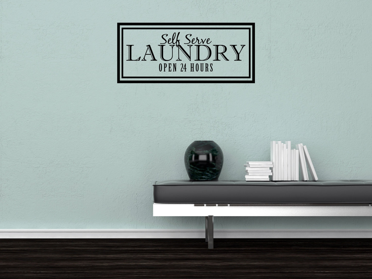 Laundry Decal Sign - Laundry Wall Sticker - Laundry Room Décor - Laundry Wall Art Décor Vinyl Wall Decal Inspirational Wall Signs 