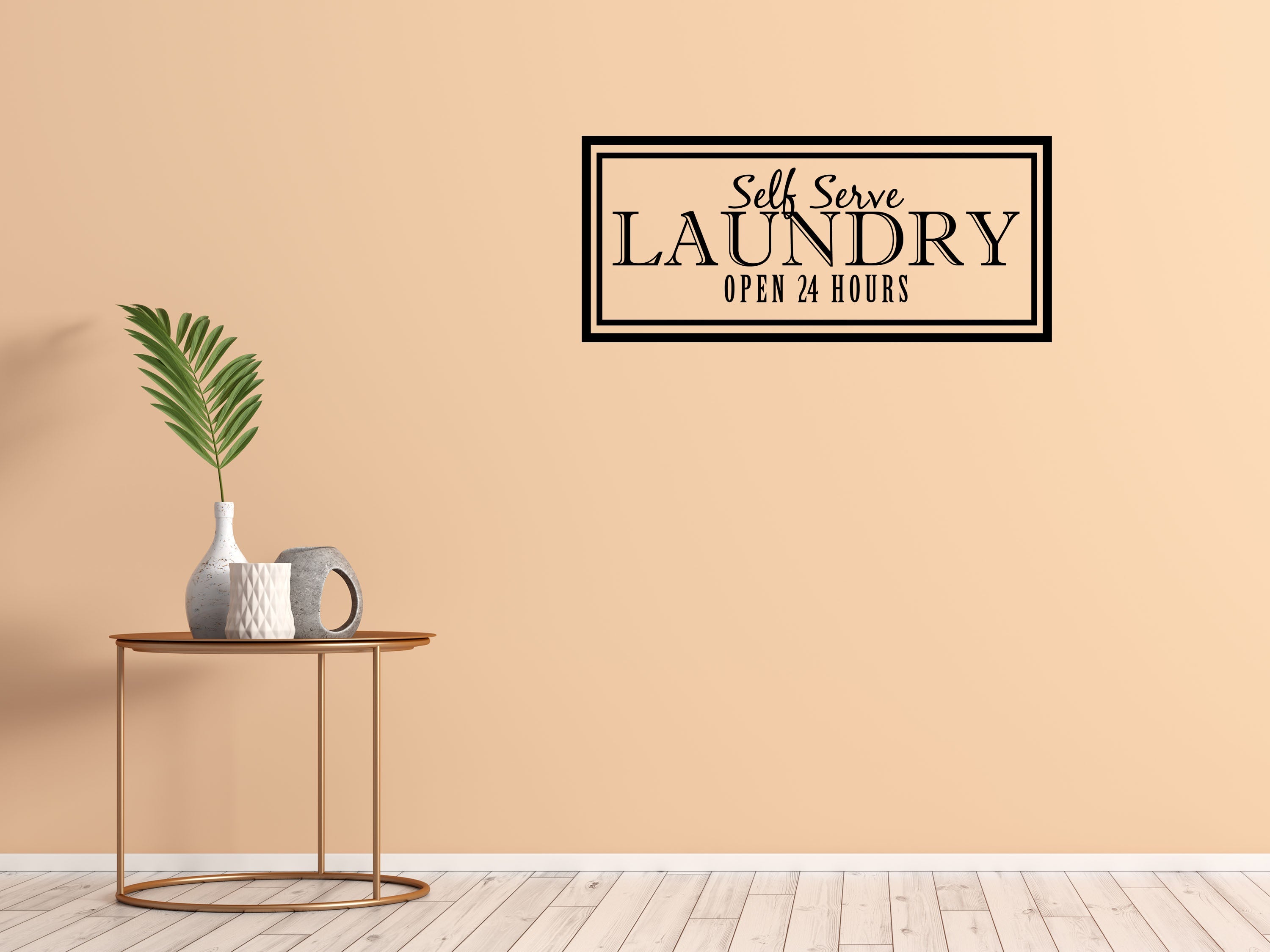 Laundry Decal Sign - Laundry Wall Sticker - Laundry Room Décor - Laundry Wall Art Décor Vinyl Wall Decal Inspirational Wall Signs 