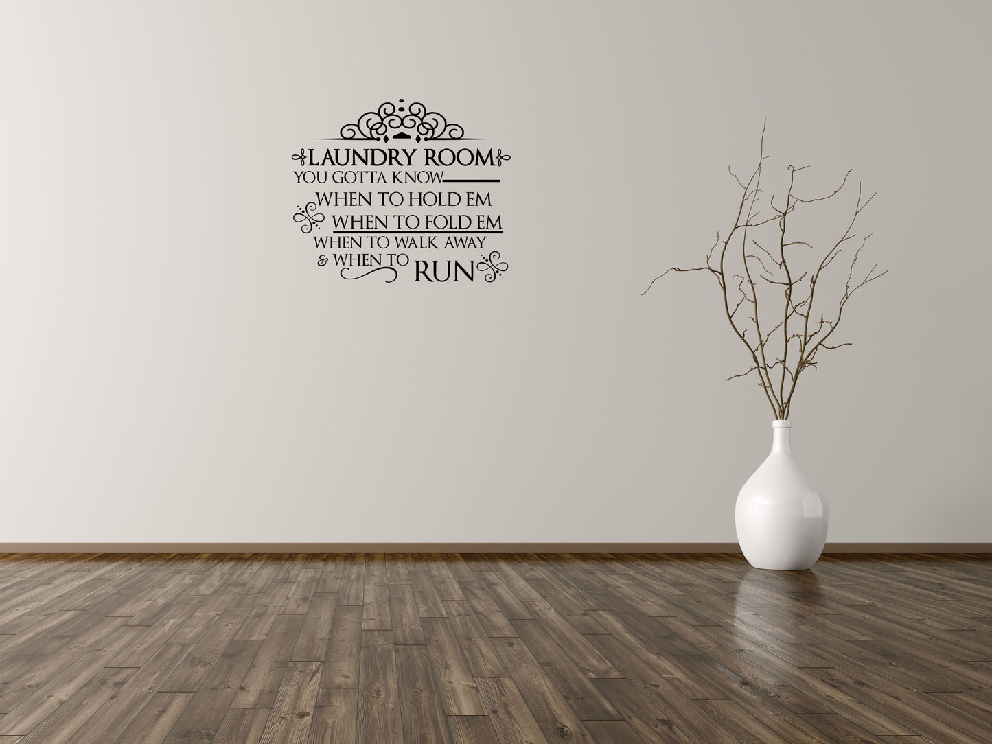 Laundry Room Decal - Inspirational Wall Decals Vinyl Wall Decal Done 