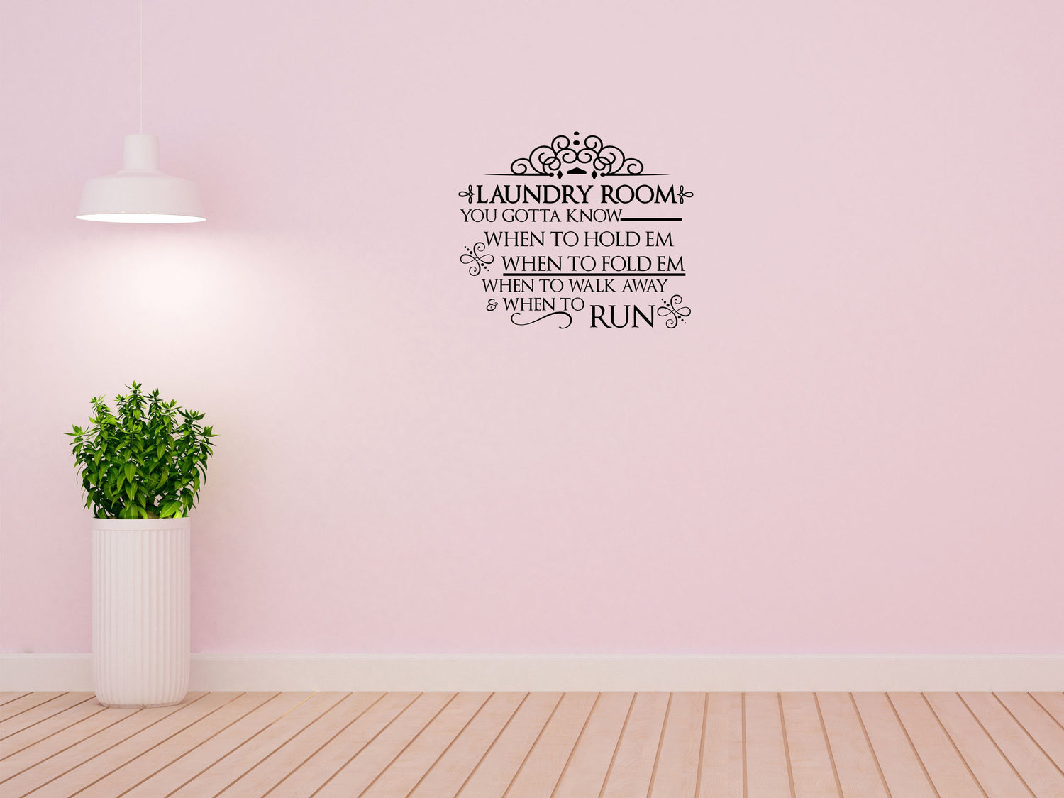 Laundry Room Decal - Inspirational Wall Decals Vinyl Wall Decal Done 