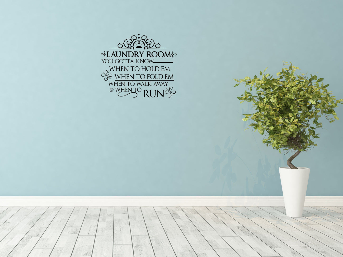 Laundry Room Decal - Inspirational Wall Decals Vinyl Wall Decal Done 