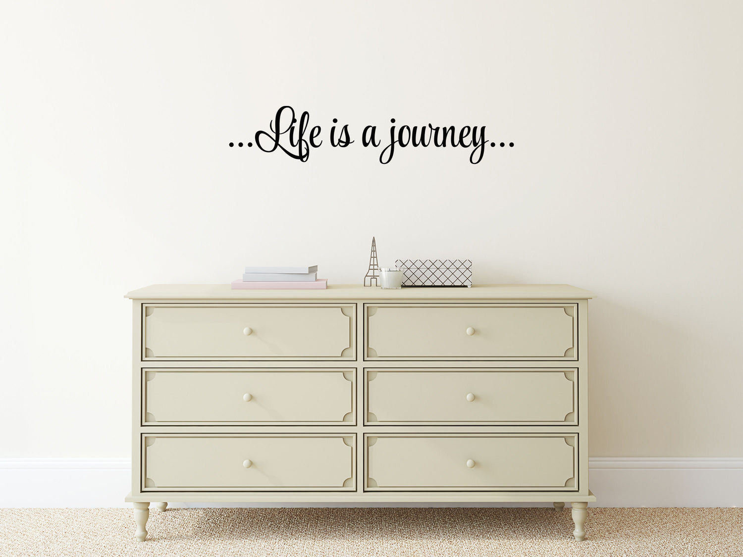 Life Is A Journey Vinyl Wall Decal - Inspirational Wall Signs Vinyl Wall Decal Done 