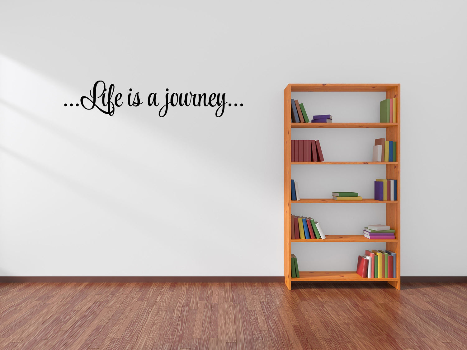 Life Is A Journey Vinyl Wall Decal - Inspirational Wall Signs Vinyl Wall Decal Done 